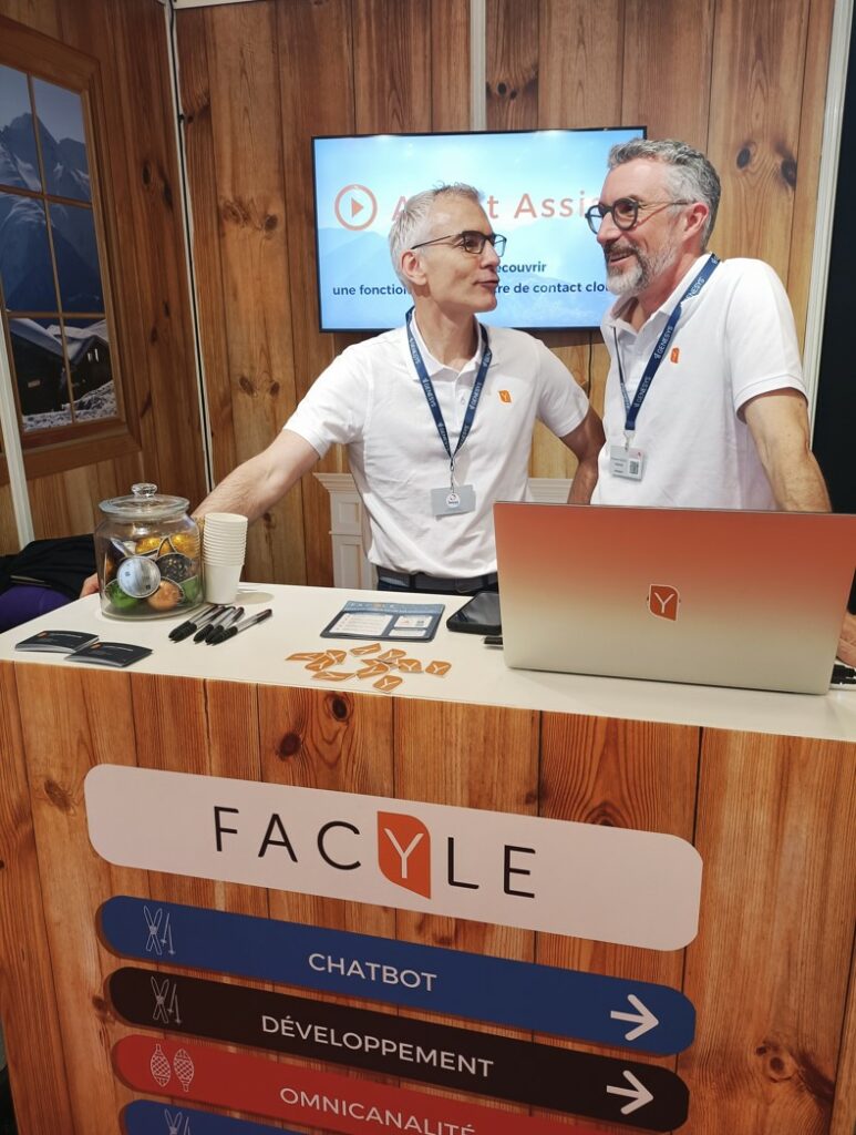 Stand de FACYLE sur Stratégie Clients, salon incontournable de la relation client et de la satisfaction client