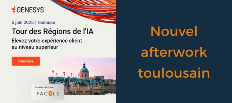Ne manquez pas la prochaine étape du roadshow Genesys. Découvrez les dernières innovations et conduites de projets pour aller au-delà de l’expérimentation de l’IA.