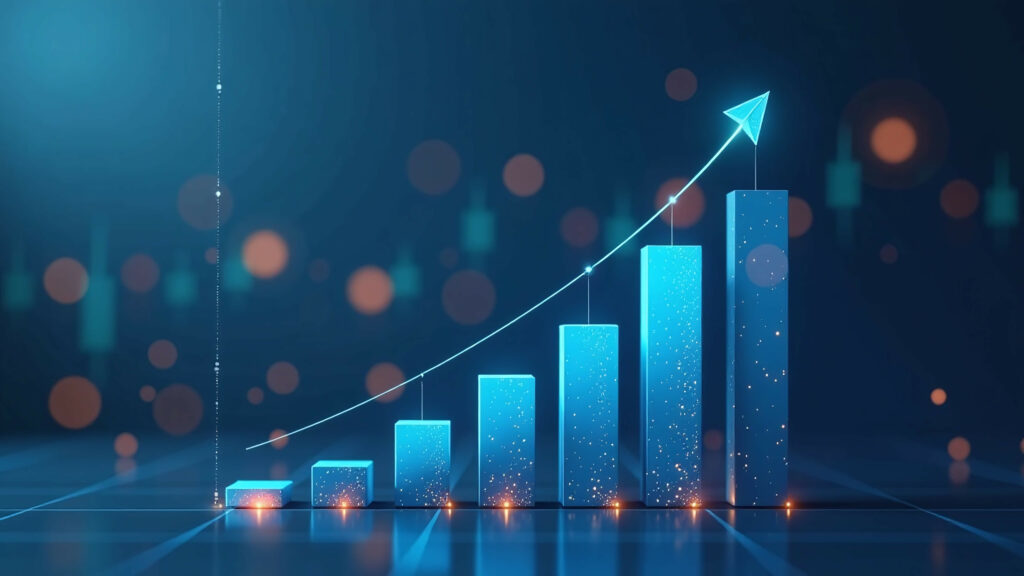 Flèches illustrant les avantages liés à la digitalisation de la relation client