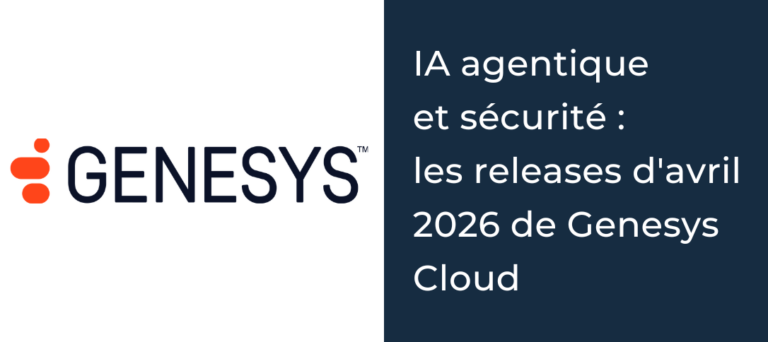 Les dernières nouveautés de Genesys Cloud à Avril 2026